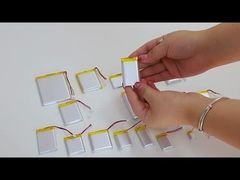 2 mm ultra cienkiej baterii poliestrowej litowej 27mAh 3.7V Bateria LiPo